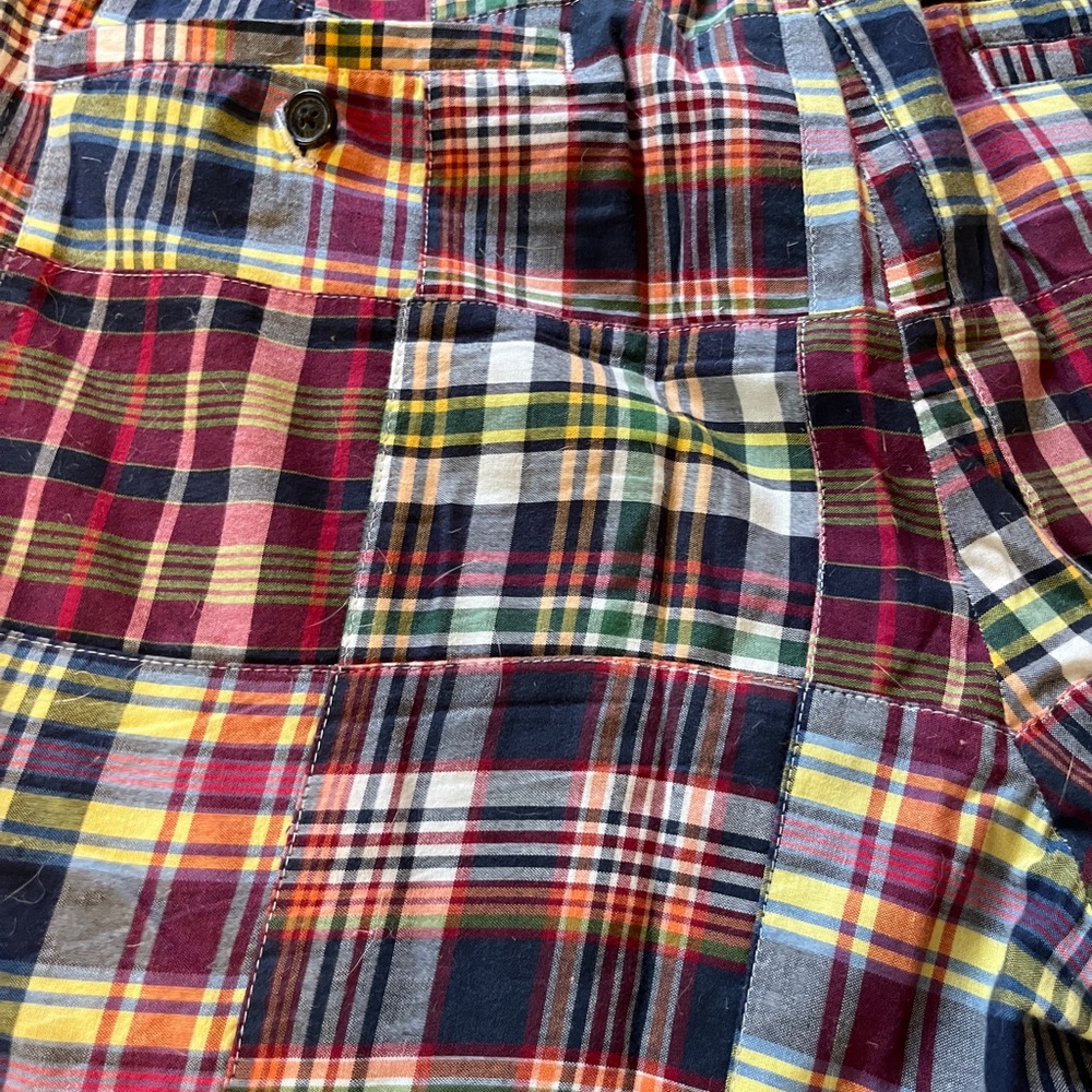 Brooks Brothers Clark Madras Pants, Size 36W x 27.5L - Picture 7 of 8
